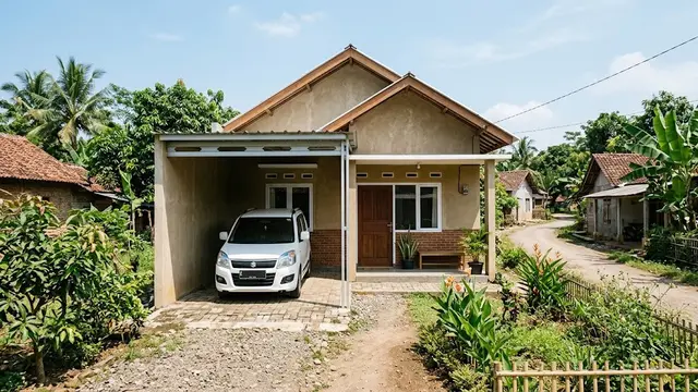 Model Rumah Desa Low Budget untuk Lahan 6×12 Meter
