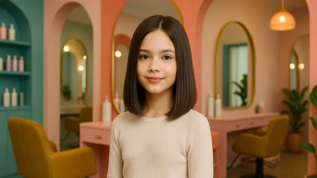 Model Rambut Sebahu Anak Perempuan yang Bagus