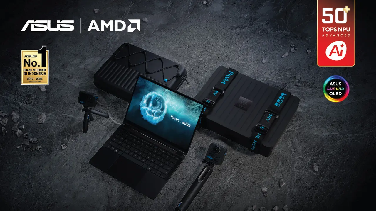 Laptop Editor Video Terbaik: ASUS ProArt GoPro Edition 128GB RAM dan OLED 3K