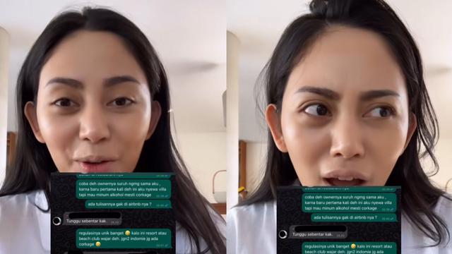Rahel Vennya diusir dari vila yang disewanya di Bali karena berbagai aturan aneh dari pemilik vila