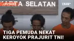 Tak Terima Ditegur, Tiga Pemuda Keroyok Anggota TNI di Jaksel
