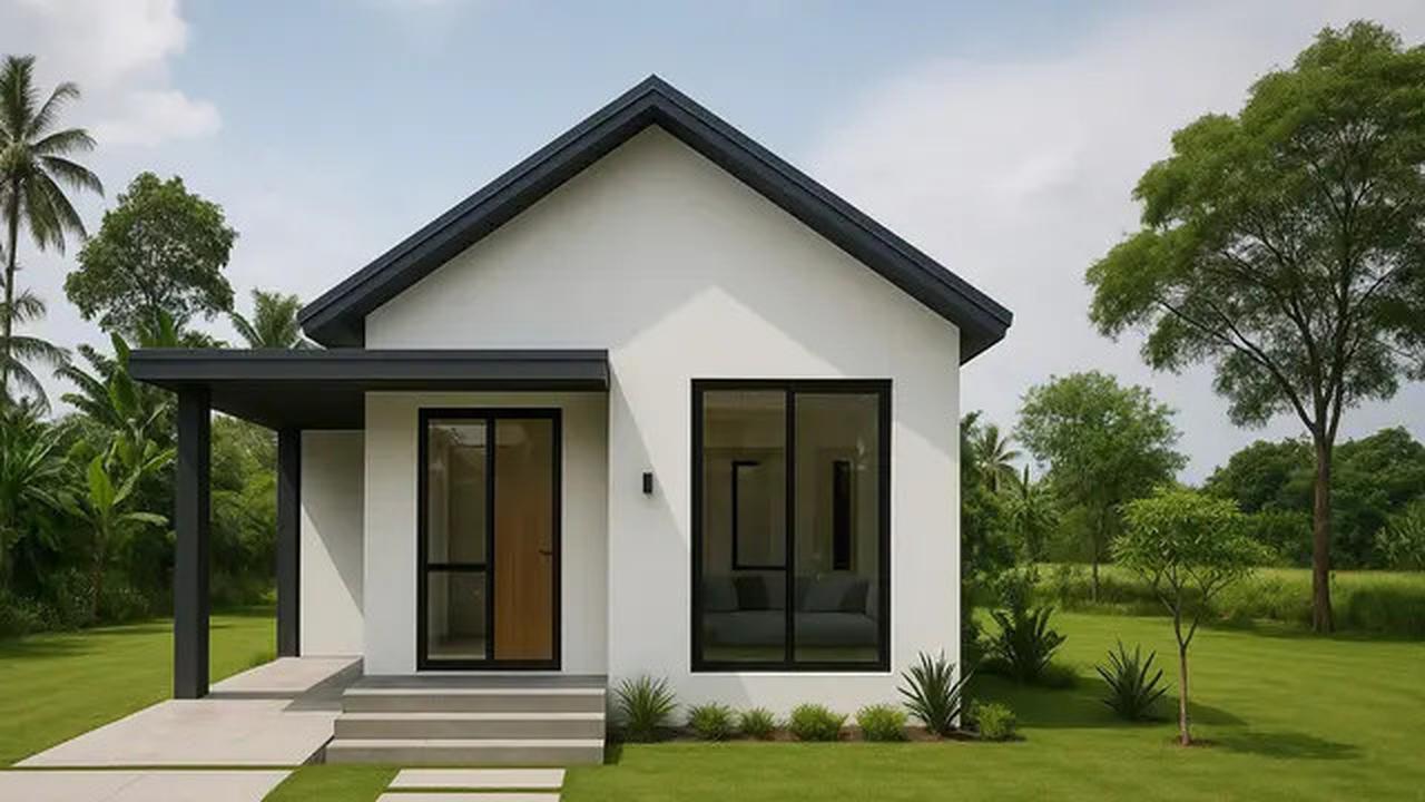 10 Desain Rumah Sederhana 8x8 Tahun 2025 Konsep Minimalis Modern, Tetap Terasa Luas dan 2 Kamar