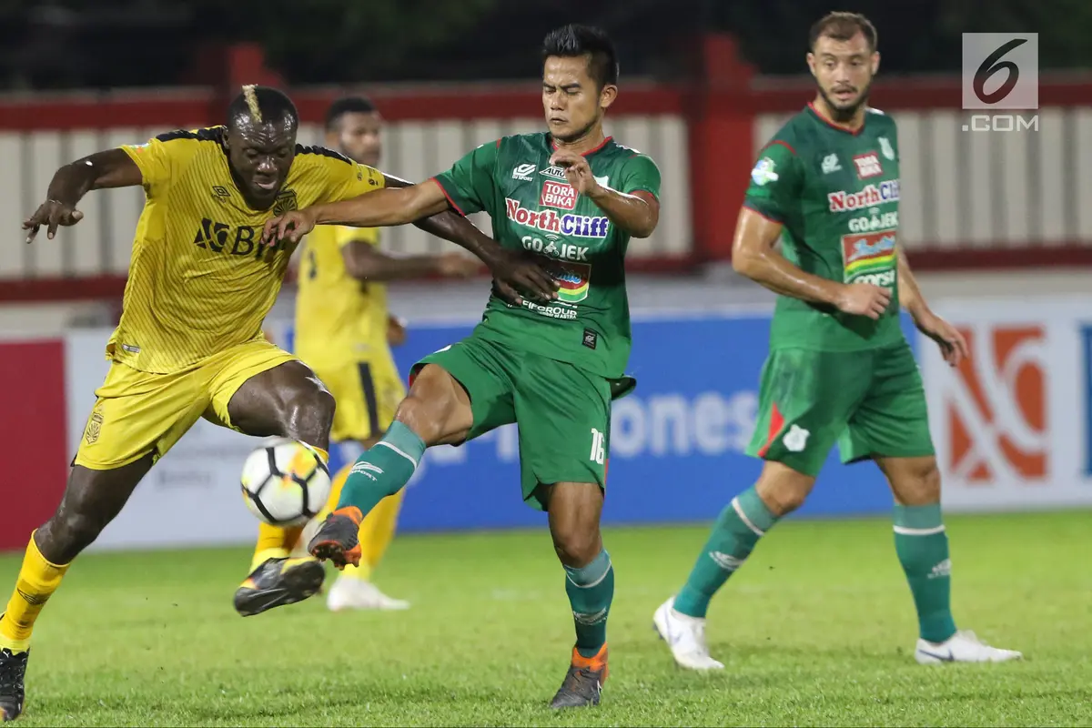 Babak Pertama, Bhayangkara FC Unggul 2-0 atas PSMS