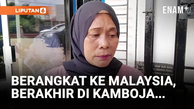 VIDEO: Anaknya Ditahan di Kamboja, Ibu di Deli Serdang Lapor ke BP3MI