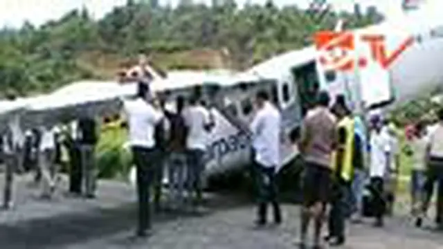 Merpati Tergelincir di Papua