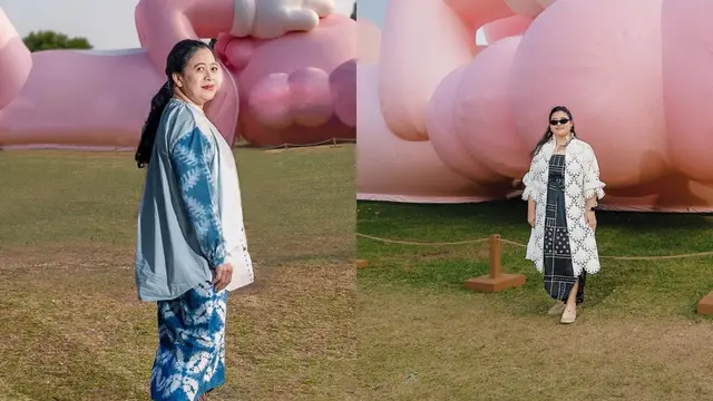 Gaya Kembar Ibu-Anak dari Puan Maharani dan Pinka Haprani, Bak Pinang di Belah Kedua Kenakan Baju Olahraga hingga Kebaya