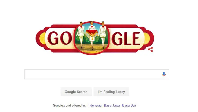 17 Agustus 2016, Ini Google Doodle untuk Kemerdekaan Indonesia