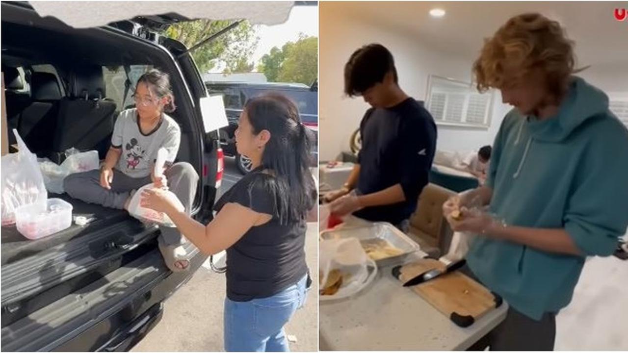 6 Potret Keluarga Uya Kuya Jual Nasi Warteg hingga Gorengan di Amerika, Selalu Laris