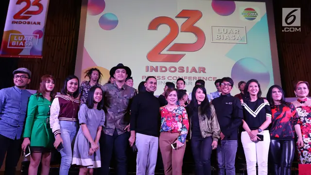 konferensi pers HUT Indosiar yang ke-23