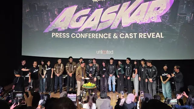 Para pemain serial Agaskar. (Ratnaning Asih/ Liputan6.com)