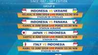 Indosiar bakal menyiarkan secara eksklusif pertandingan Timnas Indonesia U-20 dalam ajang&nbsp;Tournoi Maurice Revello 2024. Pertandingan Garuda Nusantara juga dapat ditonton melalui&nbsp;live streaming&nbsp;di platform OTT Vidio. (Istimewa)