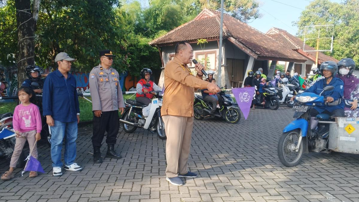 Gunakan Motor Modifikasi, Difabel Bantul Touring Peringati Hari Disabilitas Internasional 2025