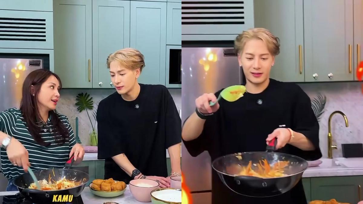 7 Momen Jackson Wang Masak Takjil Bareng Nagita Slavina, Ungkap Alergi Pedas