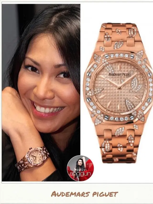 Koleksi Jam Tangan Mewah Anggun C Sasmi (sumber: instagram/@fashion.anggun)