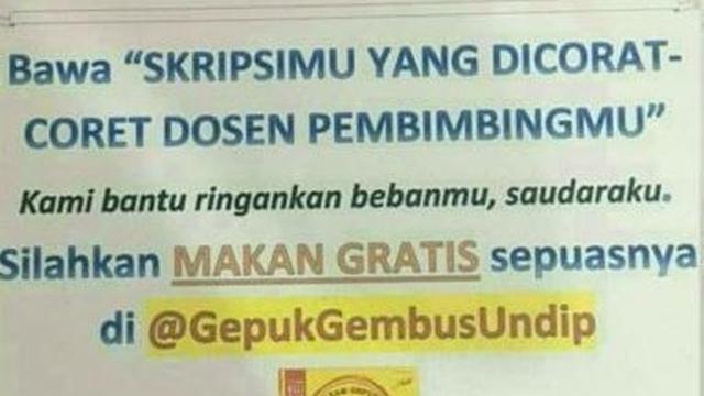 6 Syarat Makan Gratis Ini Nyeleneh Banget, Bikin Geleng Kepala