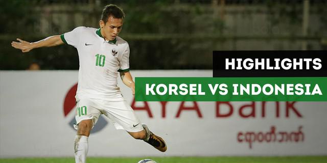 VIDEO: Highlights Kualifikasi Piala Asia U-19, Korsel Vs Indonesia 4-0