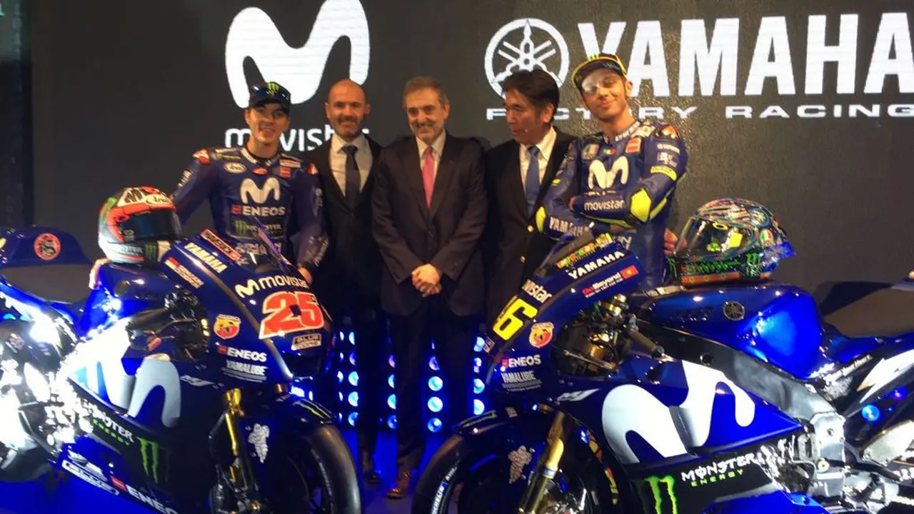 Valentino Rossi, Maverick Vinales, Yamaha YZR-M1 2018