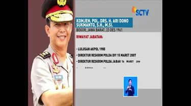 Terjawab sudah teka-teki pengganti Komjen Syafruddin. Kapolri Jendral Tito Karnavian ternyata percayakan posisi wakil kepala Polri pada Komjen Ari Dono Sukmanto.