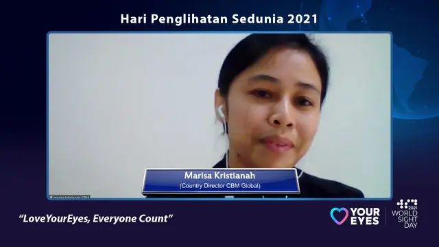 Marisa Kristianah selaku country director CBM Global pada 21 Oktober 2021