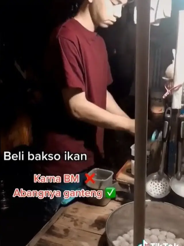 tukang bakso mirip Rafi Ahmad