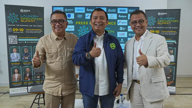 Press Conference Seminar Laundry Innovation Summit 2024 by Apique Group.