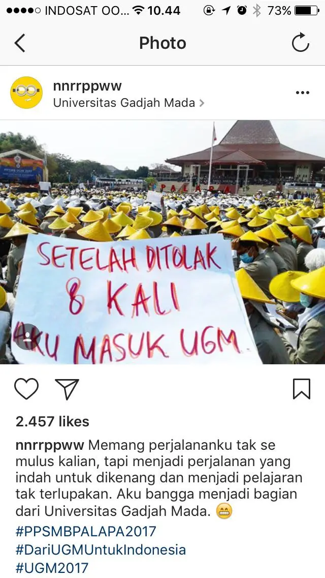 Cerita Perjuangan Masuk UGM