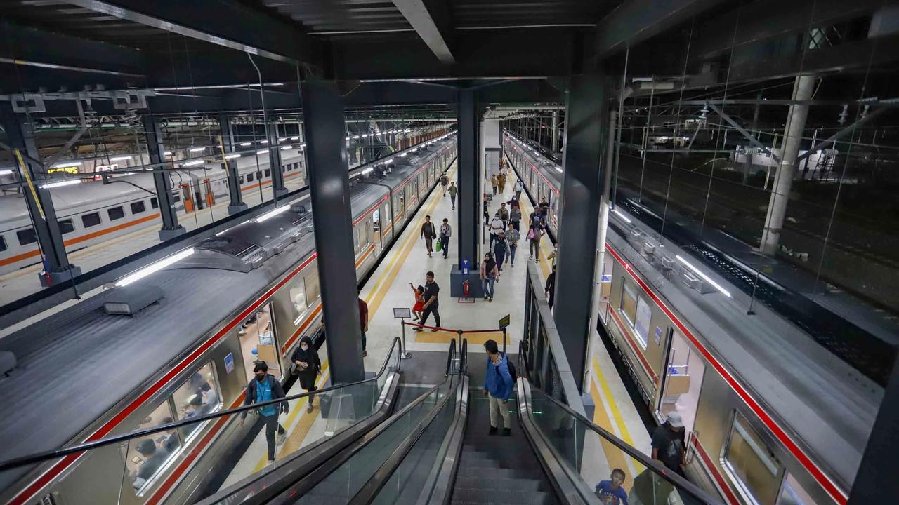 FOTO: Uji Coba Stasiun Rangkasbitung Ultimate Dimulai, Fasilitas Baru Siap Sambut Penumpang