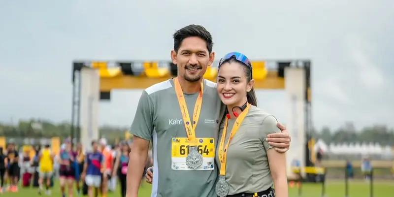 Potret Ririn Ekawati Pertama Kali Ikut Marathon, Seru Ditemani Ibnu Jamil