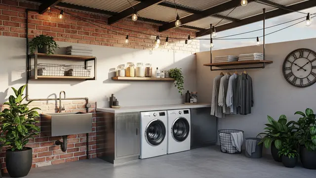 Laundry Room Industrial