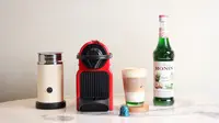 Resep es kopi kolaborasi&nbsp;Nespresso X Monin dalam rangka HUT ke-80 RI. (dok.&nbsp;Nespresso Indonesia)