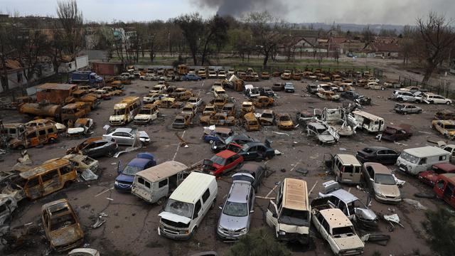 Melihat Kota Mariupol Usai Digempur Rusia