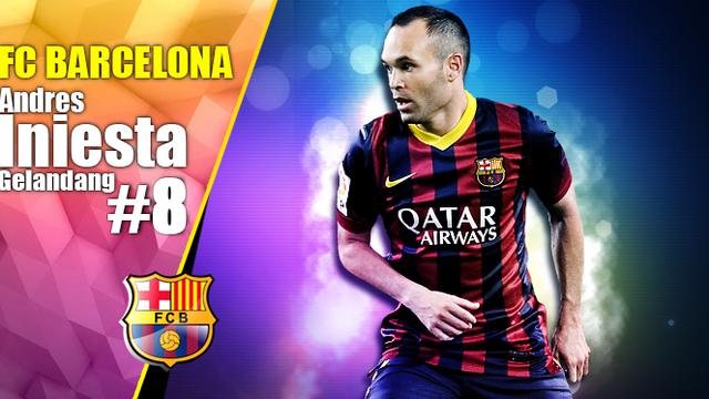 Ilustrasi Andres Iniesta