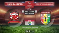 Madura United Vs Mitra Kukar (Bola.com/Adreanus Titus)