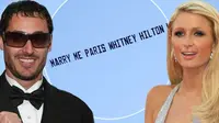 Paris Hilton Dilamar Lewat Tulisan Besar di Langit