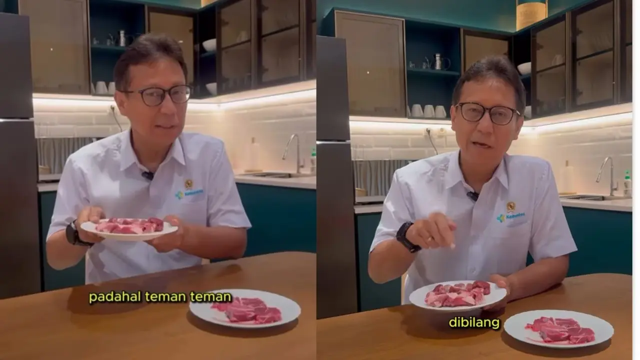 Menkes Budi ungkap fakta soal kadar lemak jenuh dan kolesterol pada daging kambing. (Tangkapan Layar Instagram @bgsadikin)