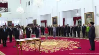 Prabowo Lantik 55 Wakil Menteri dan 1 Wakil KSP Kabinet Merah Putih 2024