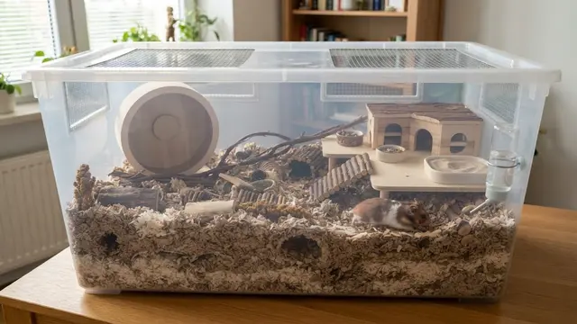 Menata Isi Kandang agar Hamster Betah