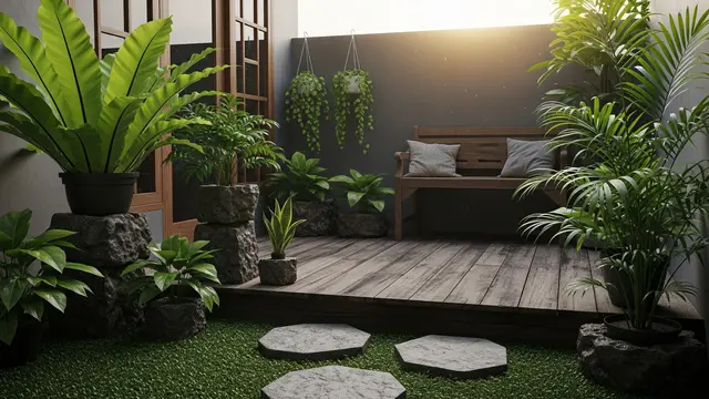 Desain Teras Rumah Subsidi Kecil Tapi Asri
