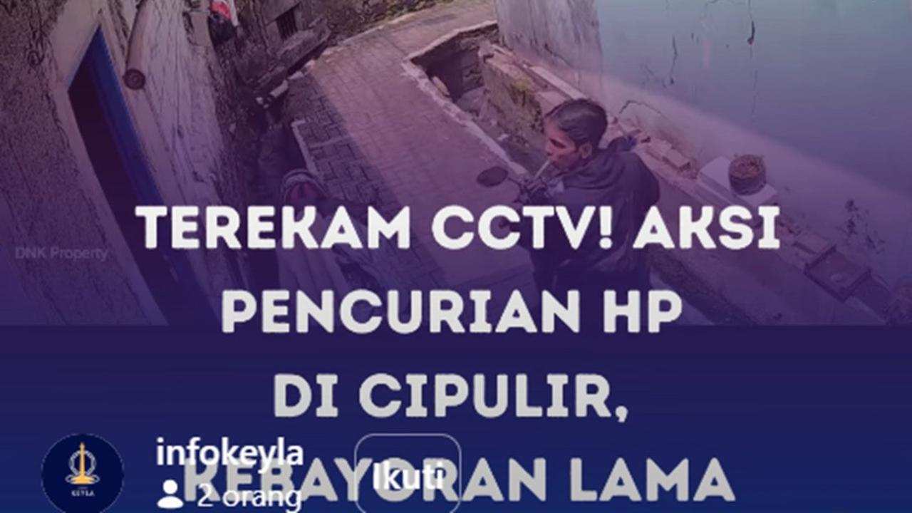 Viral Detik-Detik Maling Masuk ke Rumah Kontrakan yang Terbuka