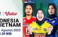 Jadwal Siaran Langsung Women SEA V League 2025: Indonesia vs Vietnam di Vidio