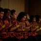 Komunitas seni asal Yogyakarta Gaya Gayo menampilkan karyanya yang berjudul Rhythm of Saman di Galeri Indonesia Kaya.