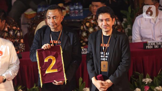 Sah, Ini No Urut Pasangan Calon Gubernur dan Calon Wakil Gubernur DKI Jakarta