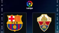 La Liga - Barcelona Vs Elche (Bola.com/Adreanus Titus)