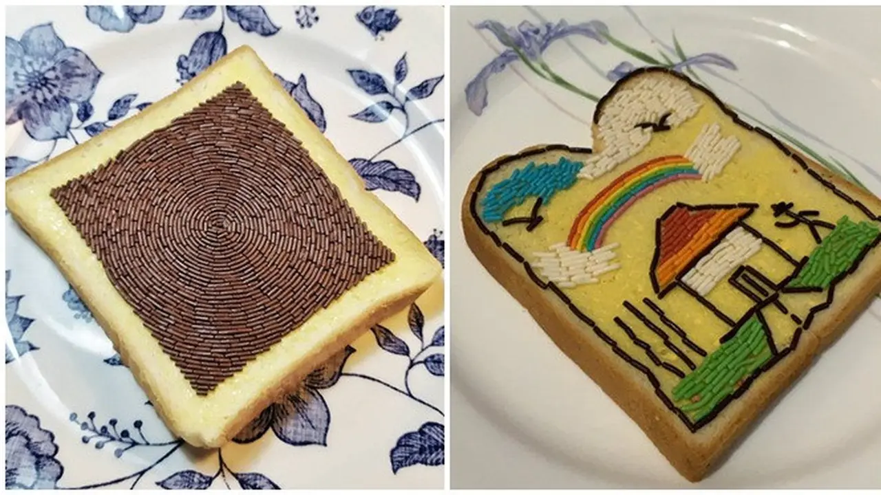 Niat Banget, 13 Kreasi Roti Tawar ala Netizen Ini Bikin Geleng Kepala