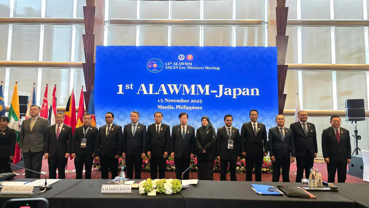 Pertemuan Pertama Menteri Hukum di Manila pada Sabtu,  15 November 2025.
