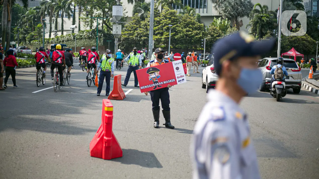 FOTO: DKI Kembali Perpanjang Masa PSBB Transisi