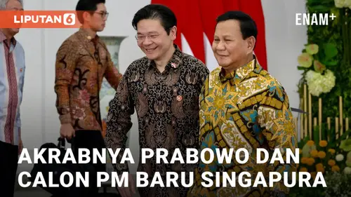 VIDEO: Momen Akrab Presiden Terpilih Prabowo Subianto dan Calon PM Singapura Lawrence Wong