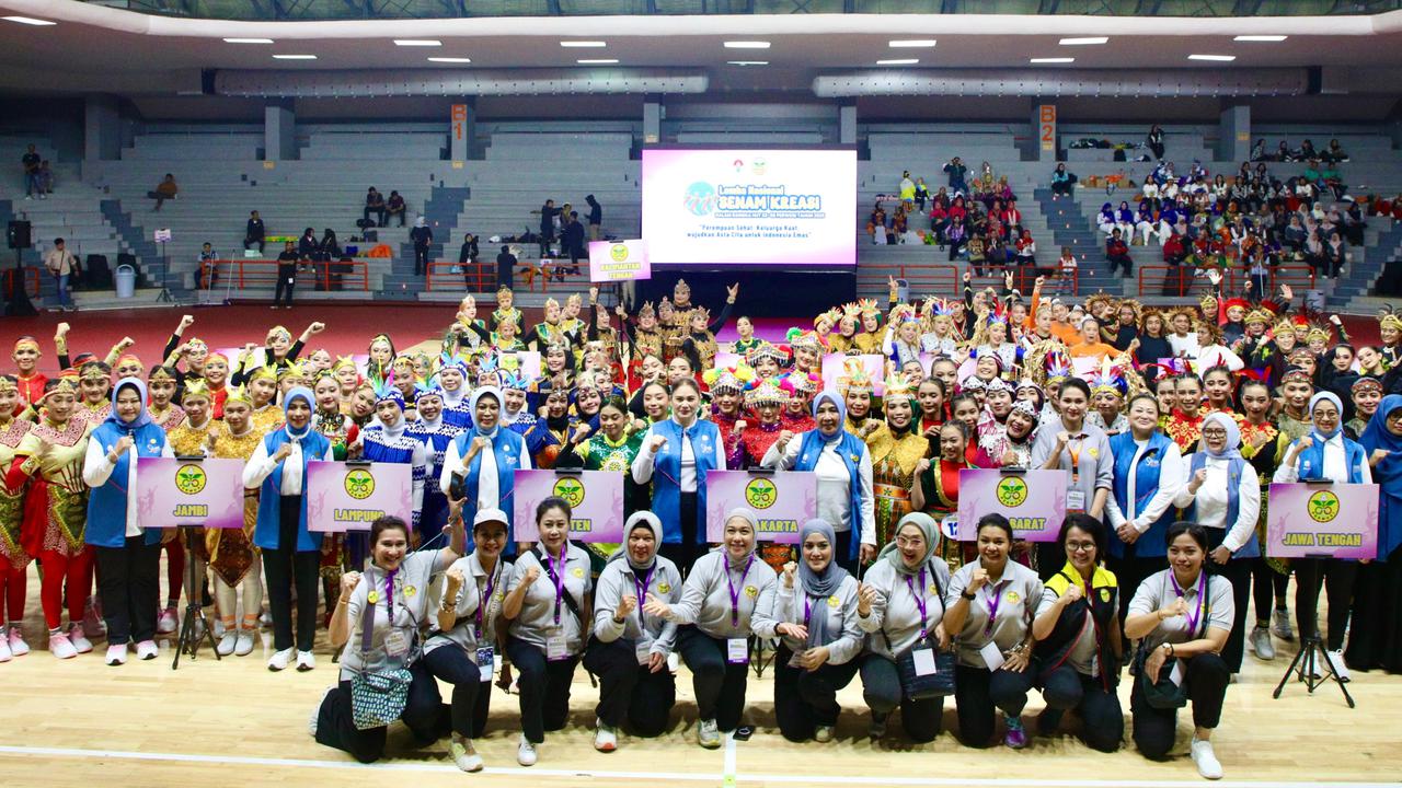 Peringati HUT Ke-58, Perwosi Gelar Lomba Senam Nasional Kreasi 2025