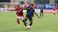 Keunggulan 4-1 akhirnya kembali ditipiskan oleh Kamboja dengan mencetak gol kedua pada menit ke-60. Irfan Jaya dan kawan-kawan kembali kebobolan melalui skema bola mati, kali ini lewat tendangan bebas. (Dok. PSSI)