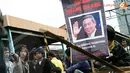 Poster bergambar Presiden SBY tak ketinggalan. (Liputan6.com/Helmi Fithriansyah)